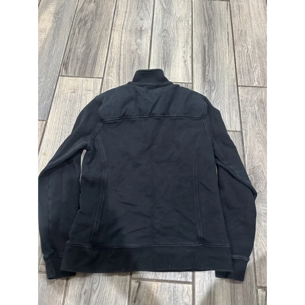 Vineyard Vines Men's Black 1/4 Zip Pullover Sweatshirt Miami Size S 100% Cotton